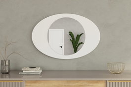 Hanah Home Espejo Ecológico Flotal-E Blanco 60x90 cm